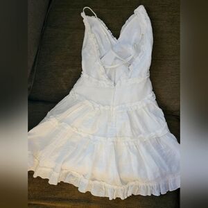 Hello Molly White Sundress. Size Small